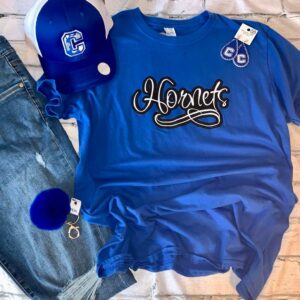 Hornets Cursive Outline Shirt