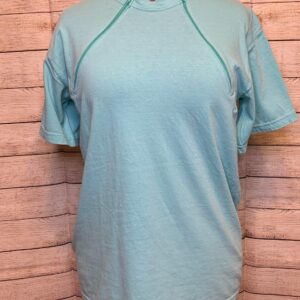 Island Reef Zipper Chemo Port Short Sleeve Shirt