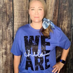 We Are Chelsea Distressed Shirt