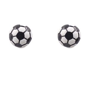 Soccer 3D Stud Earrings