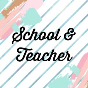 School & Teacher Shirts