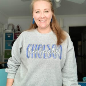Chelsea Hornets Overlay Ash Gray Sweatshirt