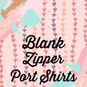 Blank Zipper Port Shirts