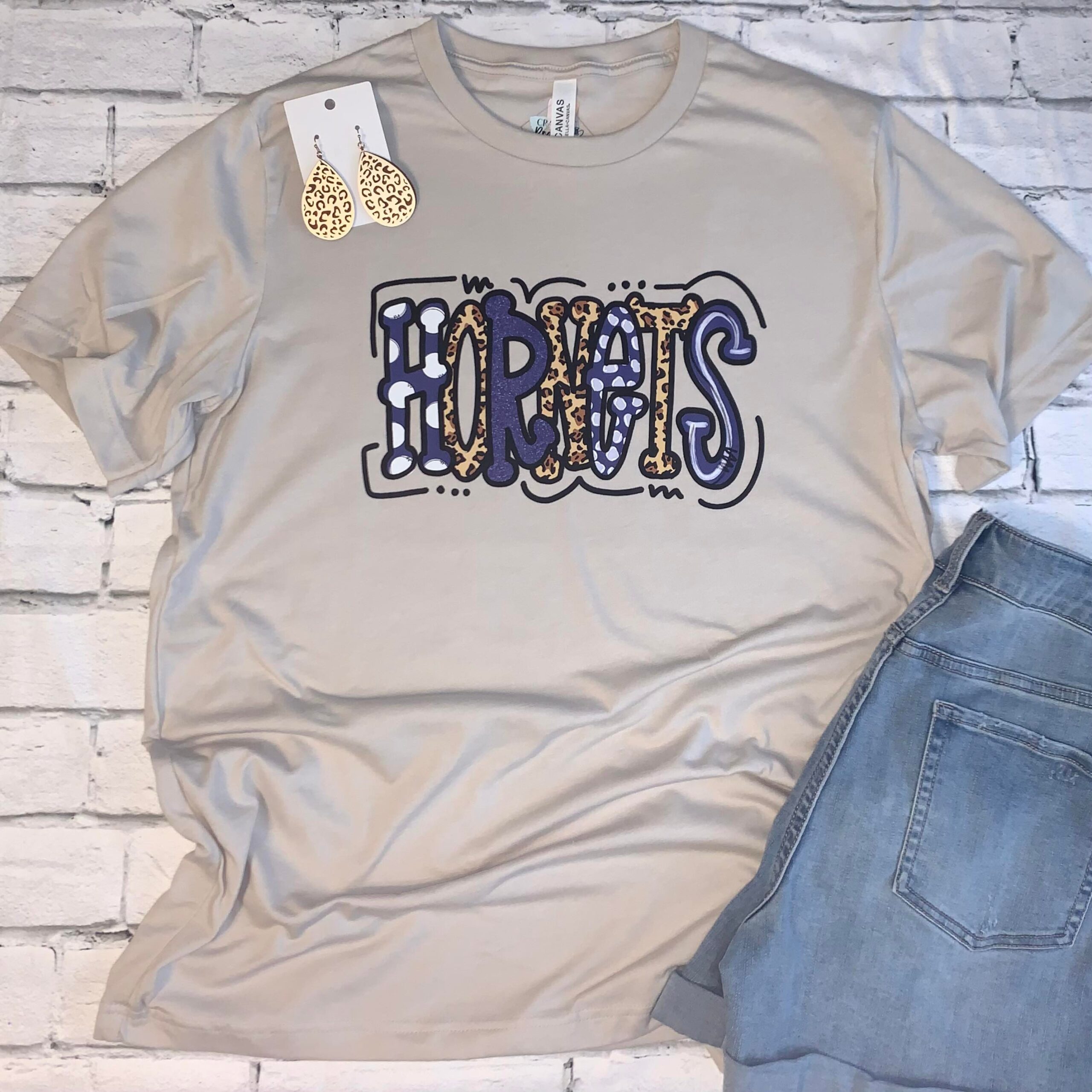 Hornets Leopard Doodle Shirt