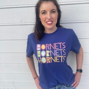 Hornets Multicolor Stacked Shirt