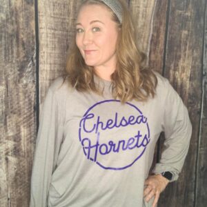 American Circle Chelsea Hornets Gray Long Sleeve Shirt