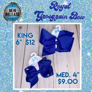 Grosgrain Bow Royal - Medium Bow