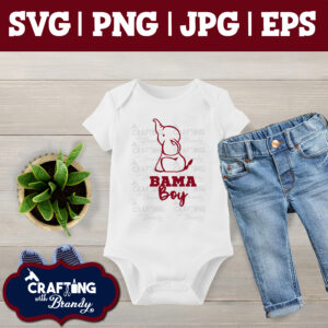 Bama Boy Elephant design | SVG | PNG | JPG | eps cut file
