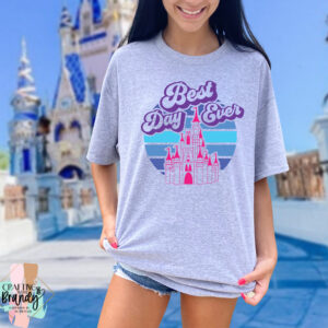 Best Day Ever Castle Shirt Bright Colors