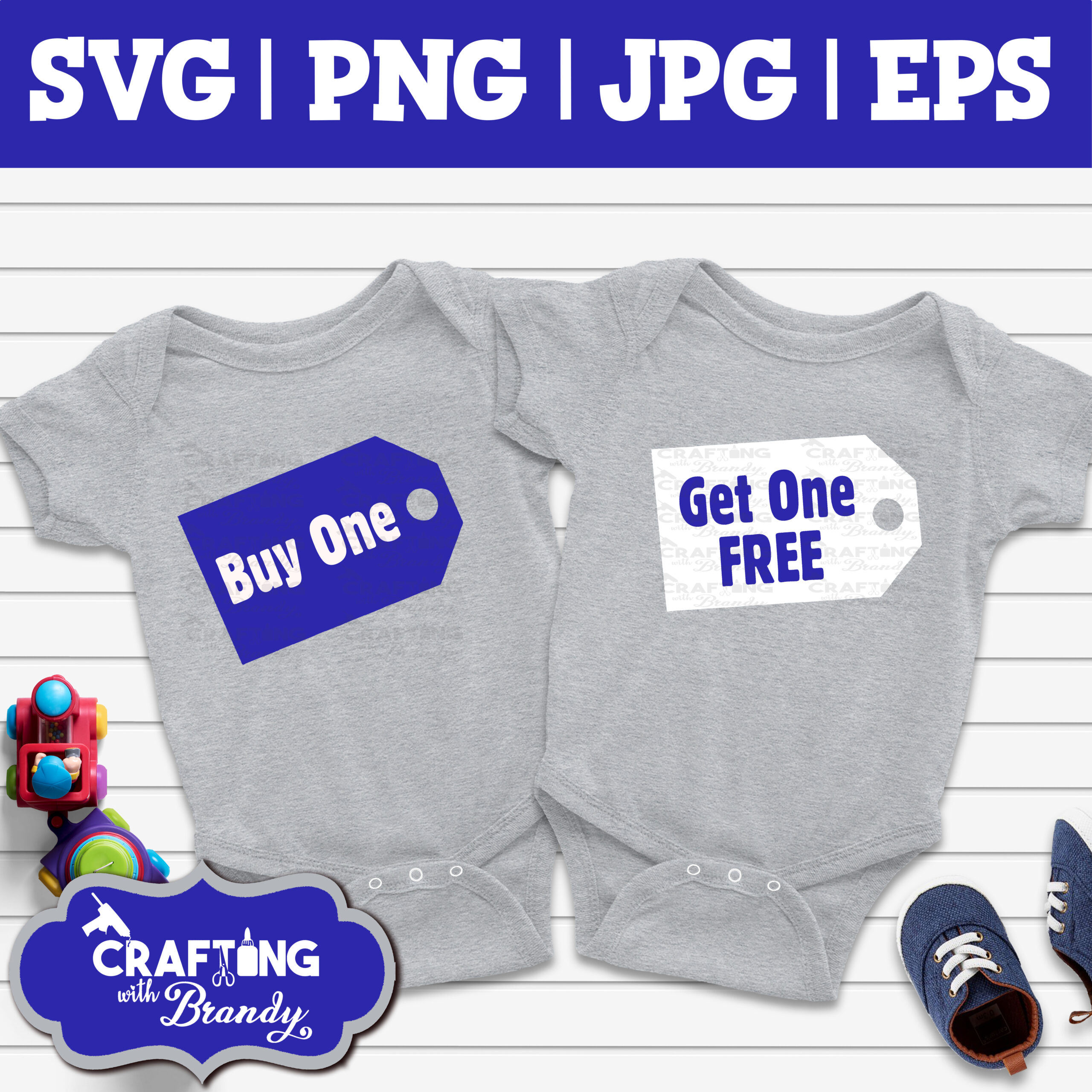 Buy One Get One Free Twin design | SVG | PNG | JPG | eps cut file