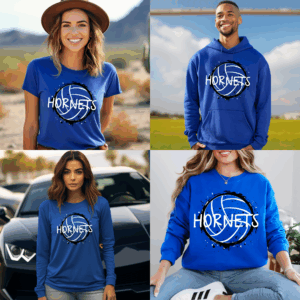 Hornets Grunge Volleyball Collection