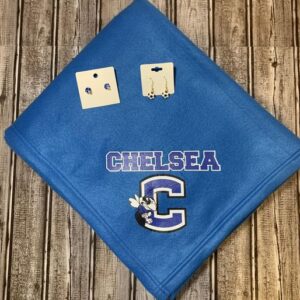 Chelsea C Hornet Fleece Blanket