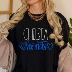 Chelsea Hornets Double Heart Shirt White and Royal