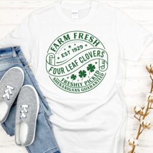 Farm Fresh Four Leaf Clovers Shirt