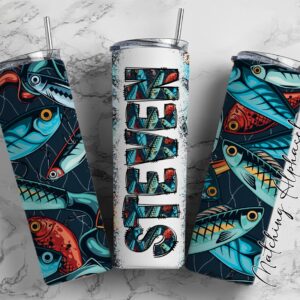 Fishing Lure Add Your Name Personalized Tumbler