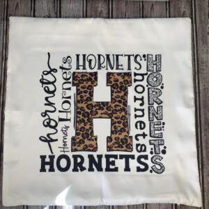 Hornets Typography Pillow Case
