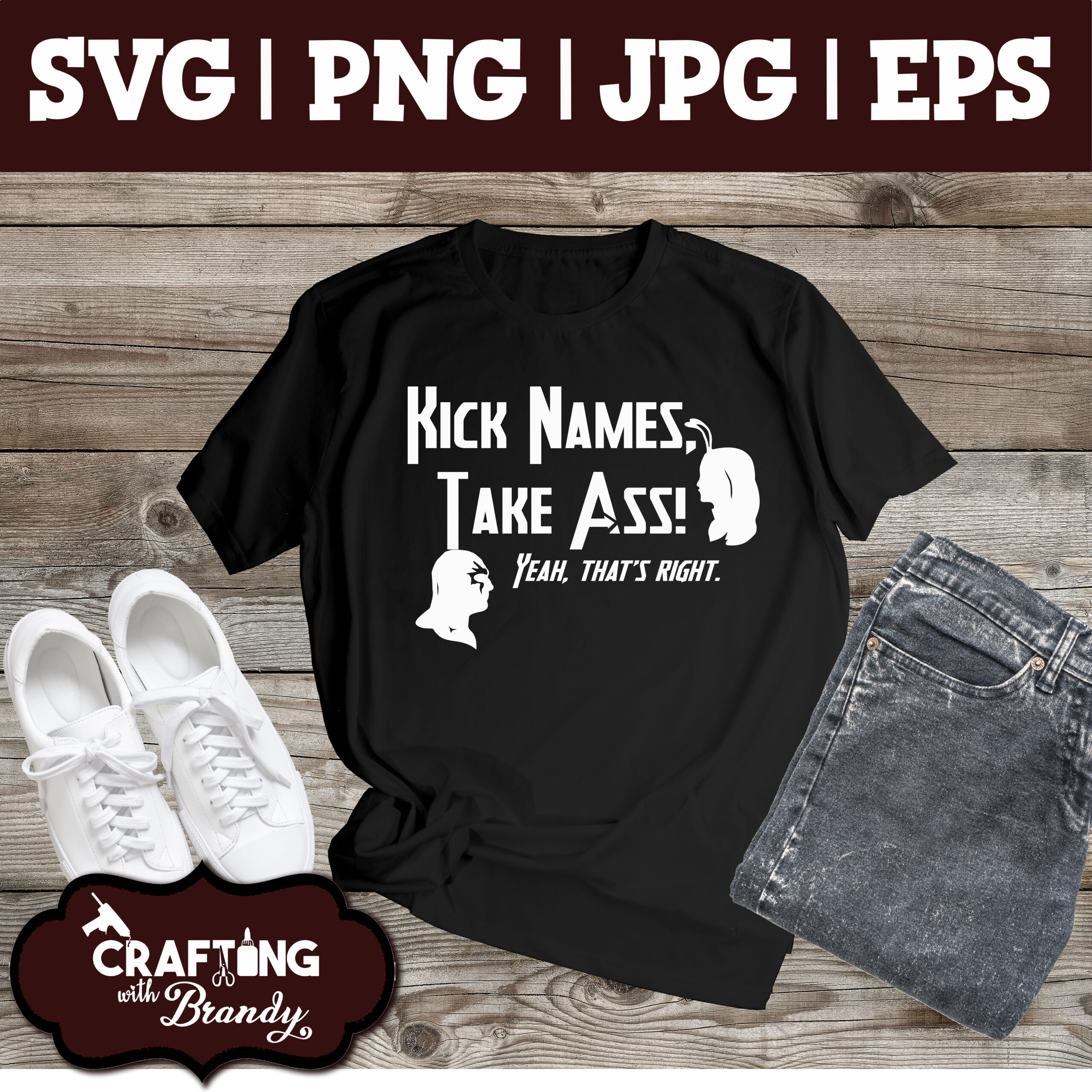 Kick Names Take A Design Guardians | SVG | PNG | JPG | eps cut file