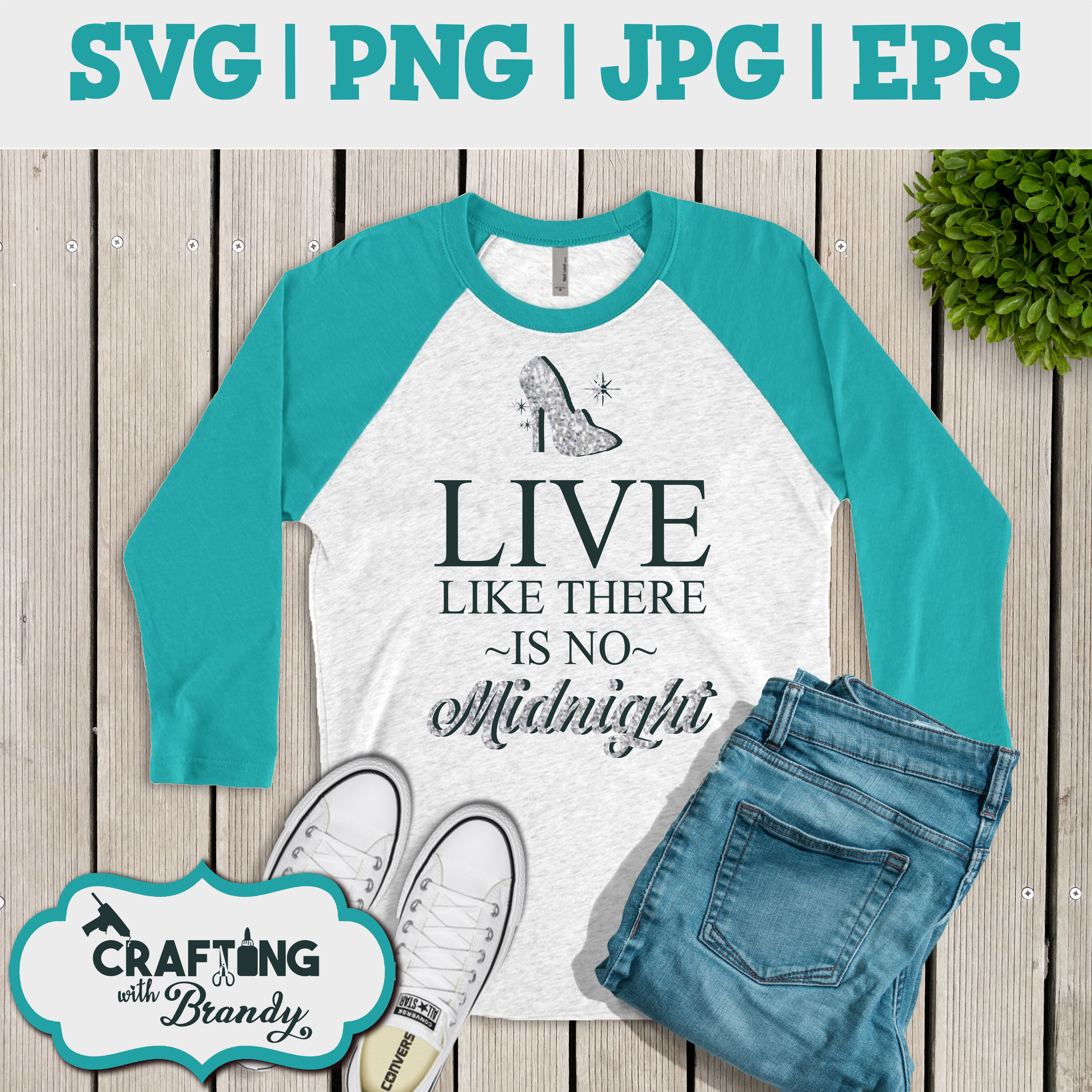 Live like there is no Midnight Design | SVG | PNG | JPG | eps cut file