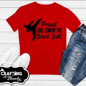 Proud Tae Kwon Do Black Belt