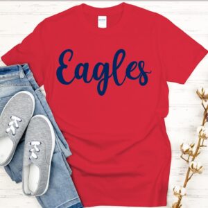 Eagles Script Screen Print Shirt