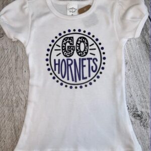 Go Hornets Cap Sleeve Toddler Shirt