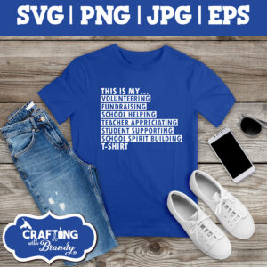 This Is My Volunteering Shirt SVG | png | jpg | eps cut file