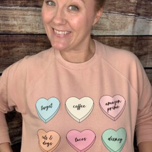 Valentine Conversation Hearts Sweatshirt