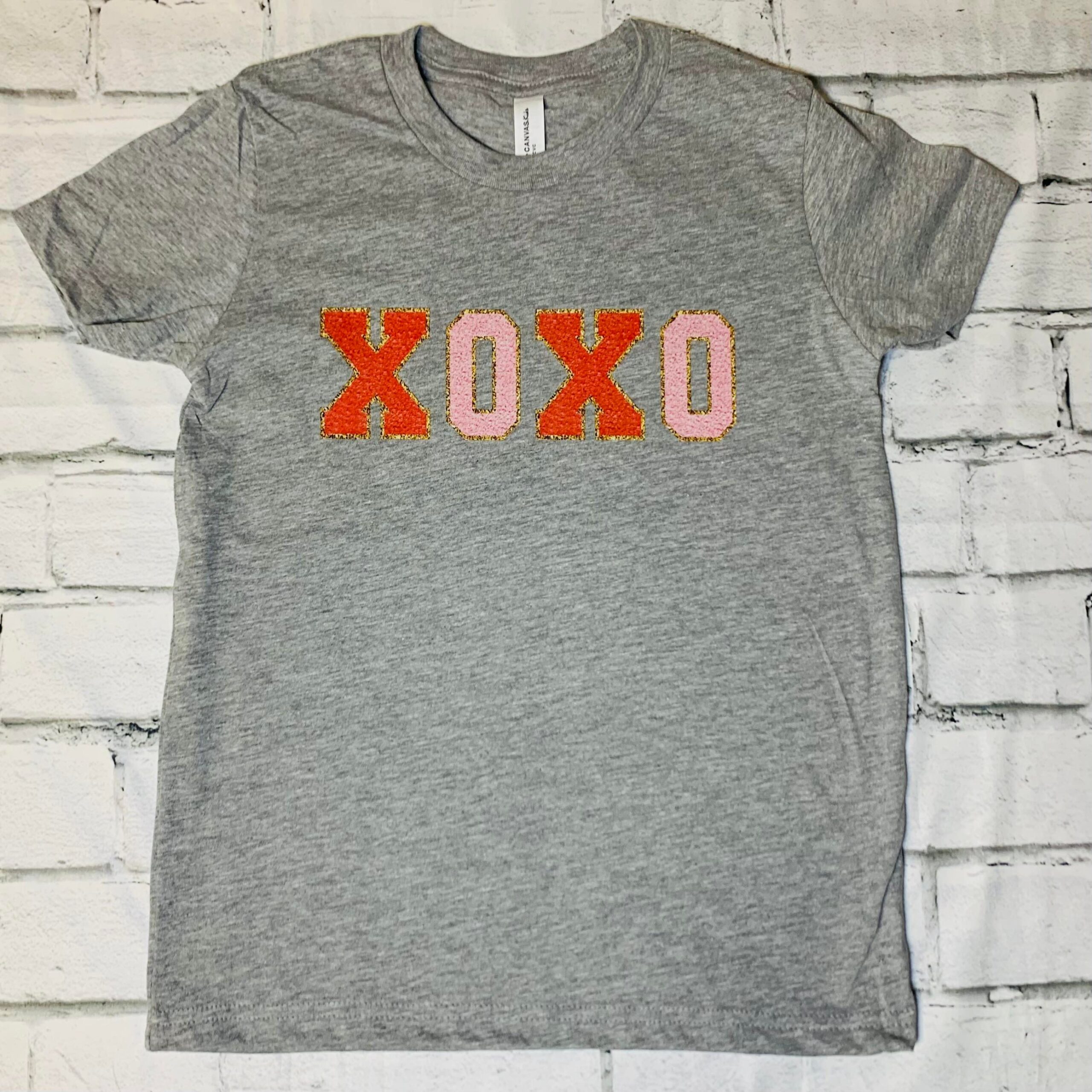 XOXO Glitter Design Shirt