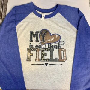 My Heart is On the Field Raglan