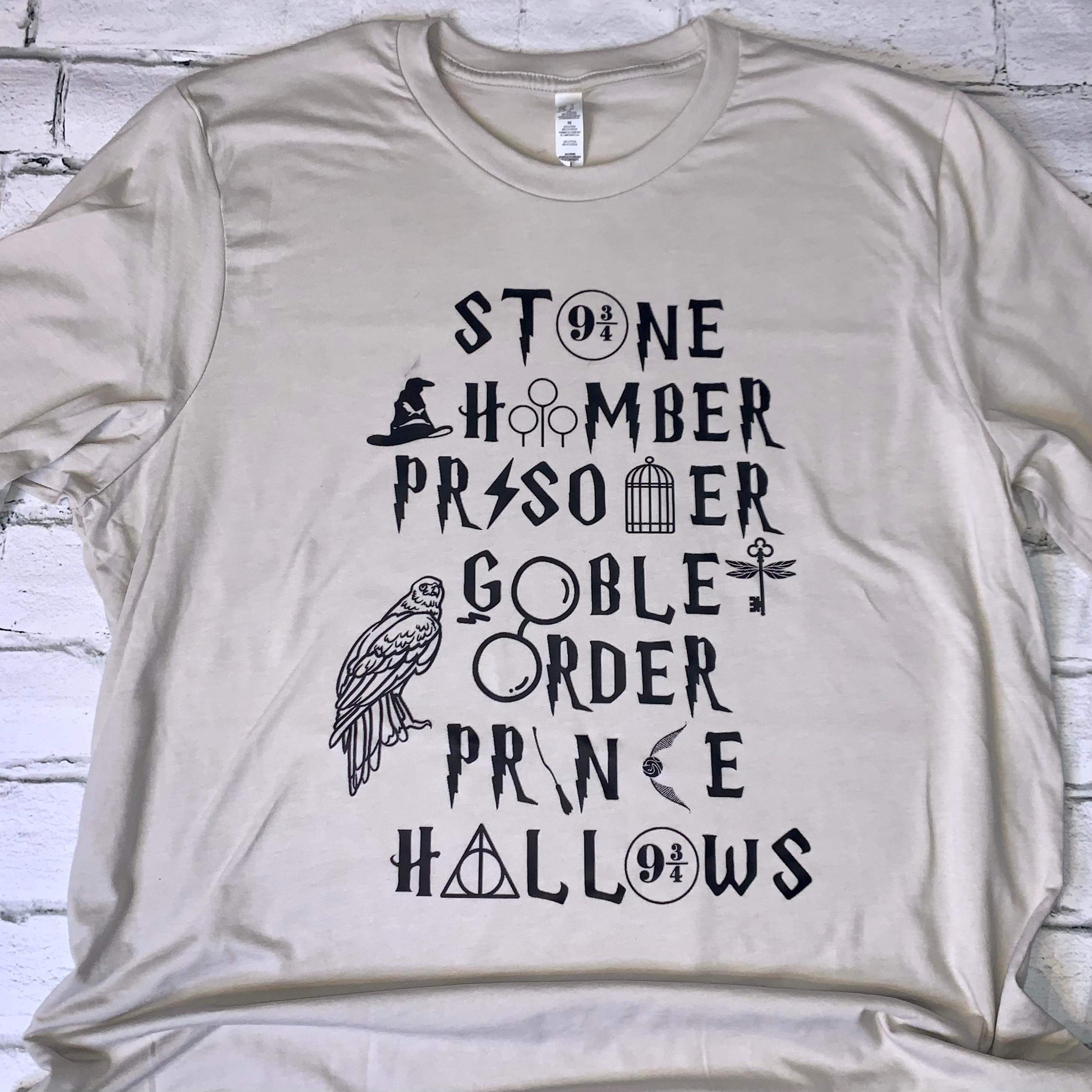 Harry Potter Books and Symbols Shirt