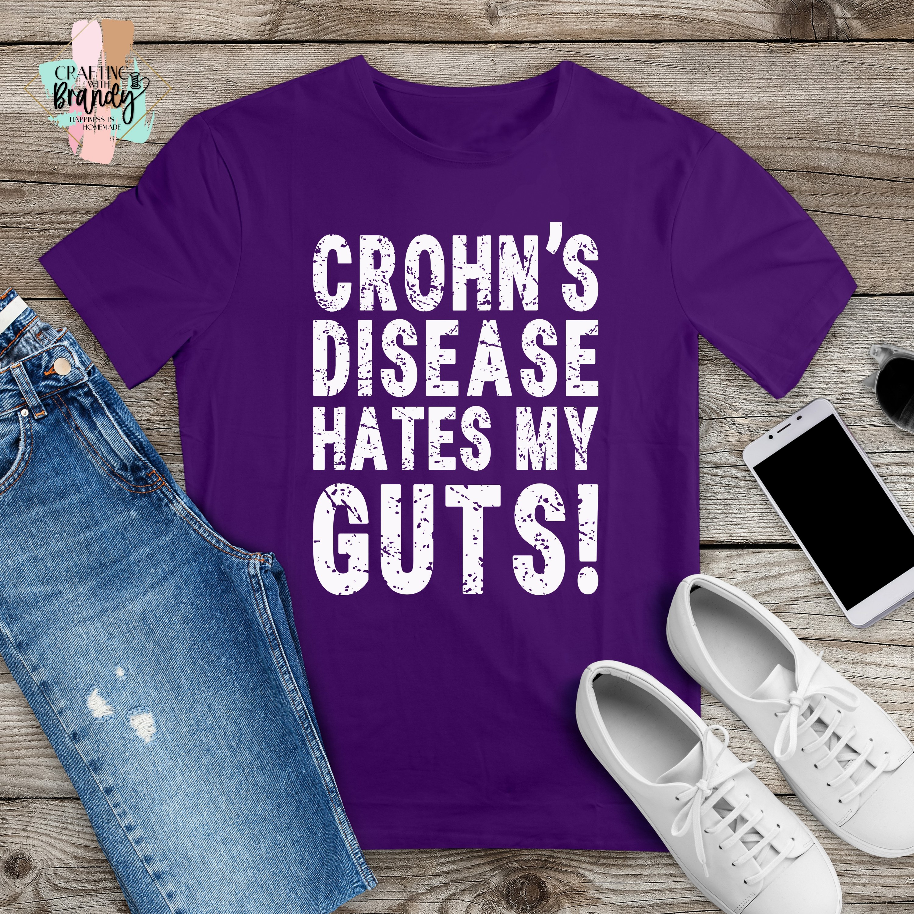 Crohn's Disease Hates My Guts Shirt