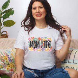 Mom Life Flowers Shirt