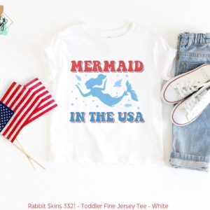 Mermaid in the USA Youth Shirt