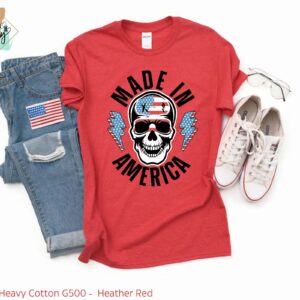 Made in American Skull Shirt