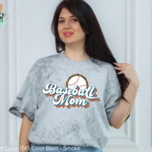 Baseball Mom Cheetah Layer Shirt