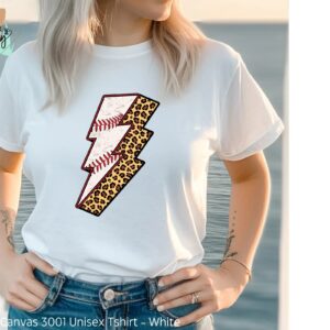 Baseball Cheetah Lightning Shirt