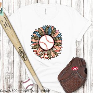 Baseball Flower Flag Shirt