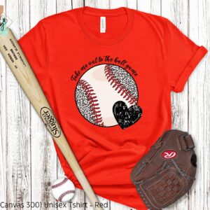 Take Me Out To The Ball Game Baseball Leopard Shirt