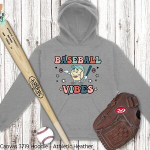 Baseball Vibes Character Hoodie