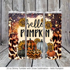 Hello Pumpkin Sublimation Tumbler
