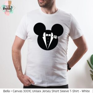 Mickey Groom Tux & Rose Shirt