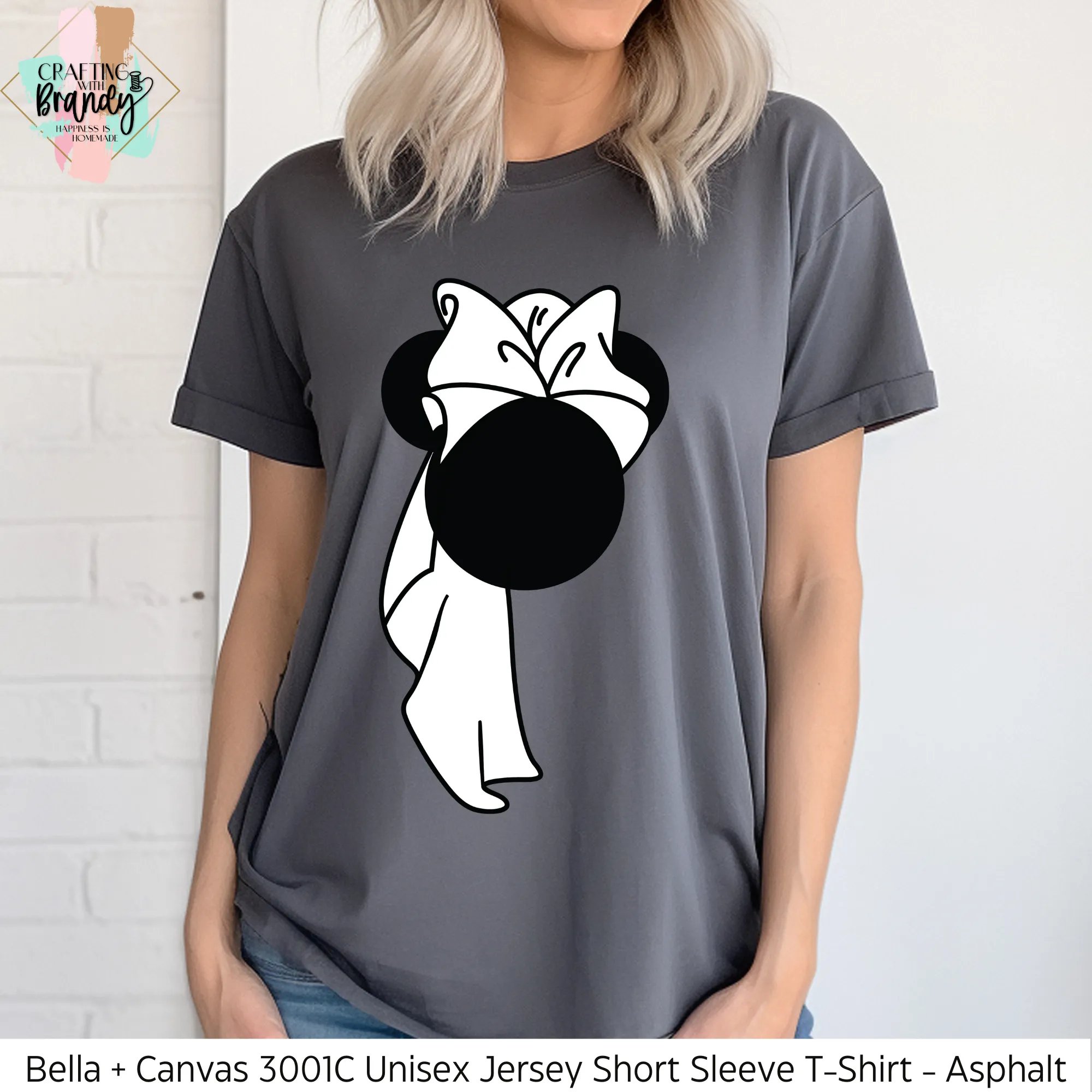 Minnie Bride White Bow Shirt