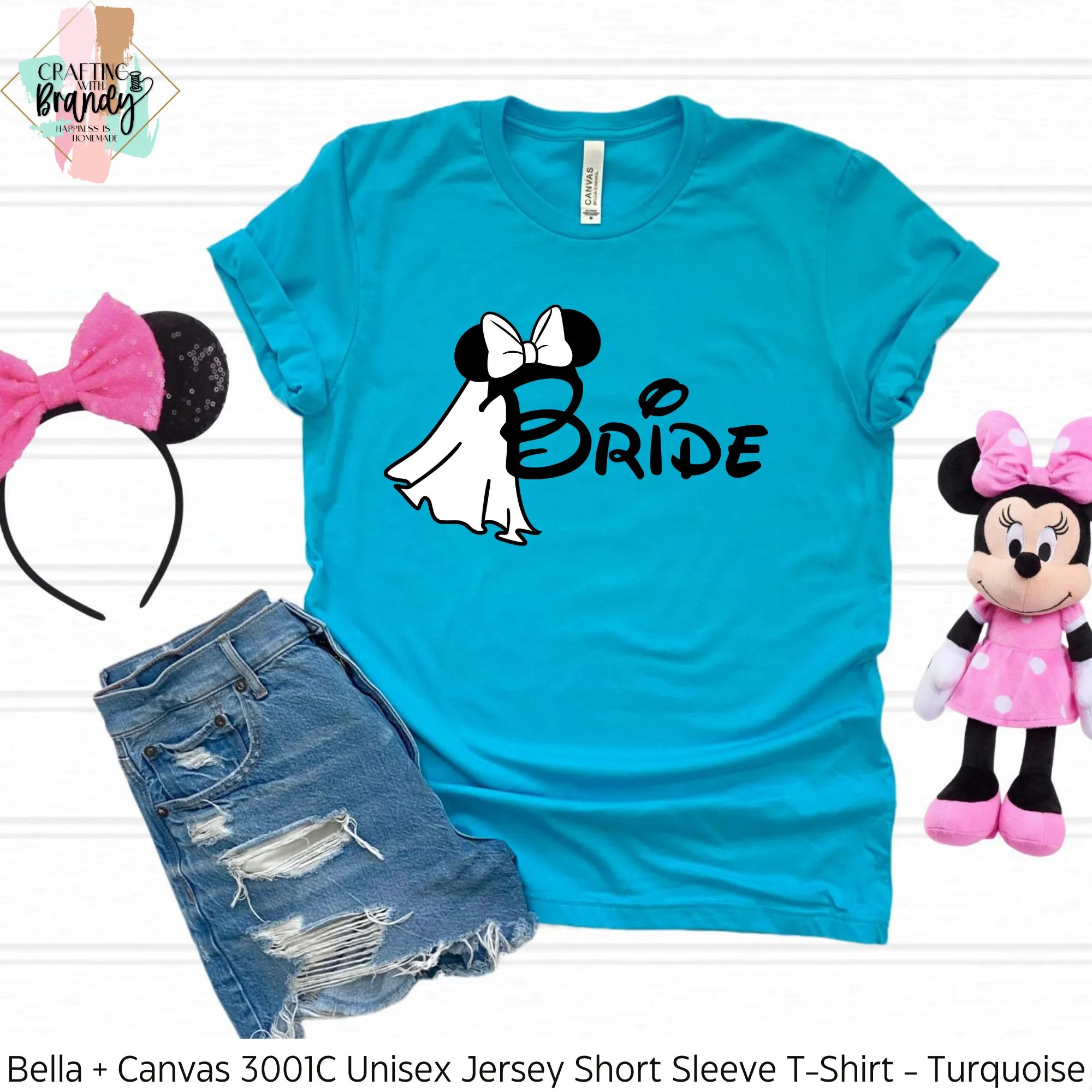 Minnie Bride White Veil Shirt