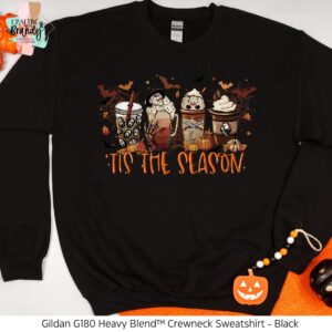 Horror Movie Coffee Latte Tis The Season Sweatshirt