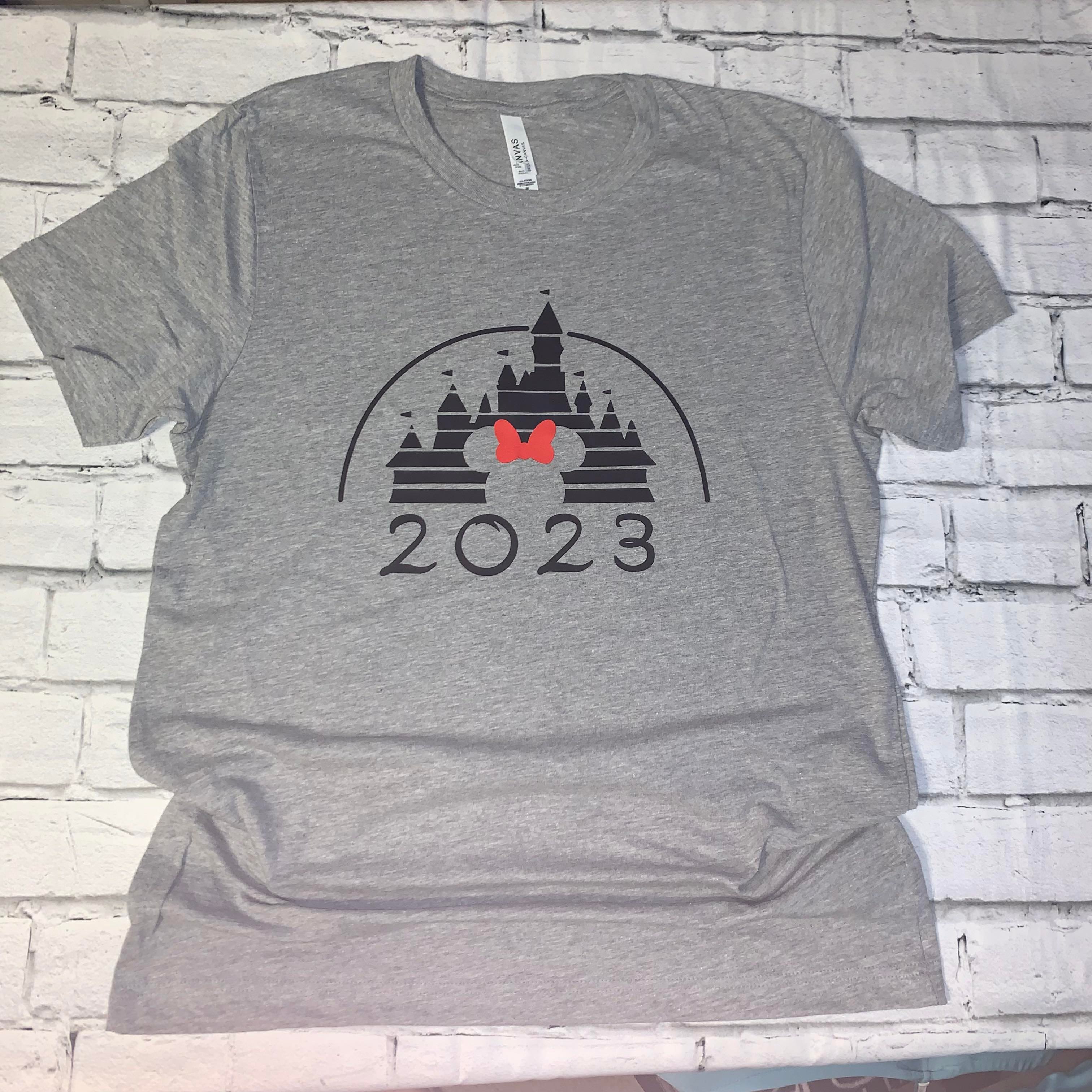 Disney Castle Minnie with Year Shirt