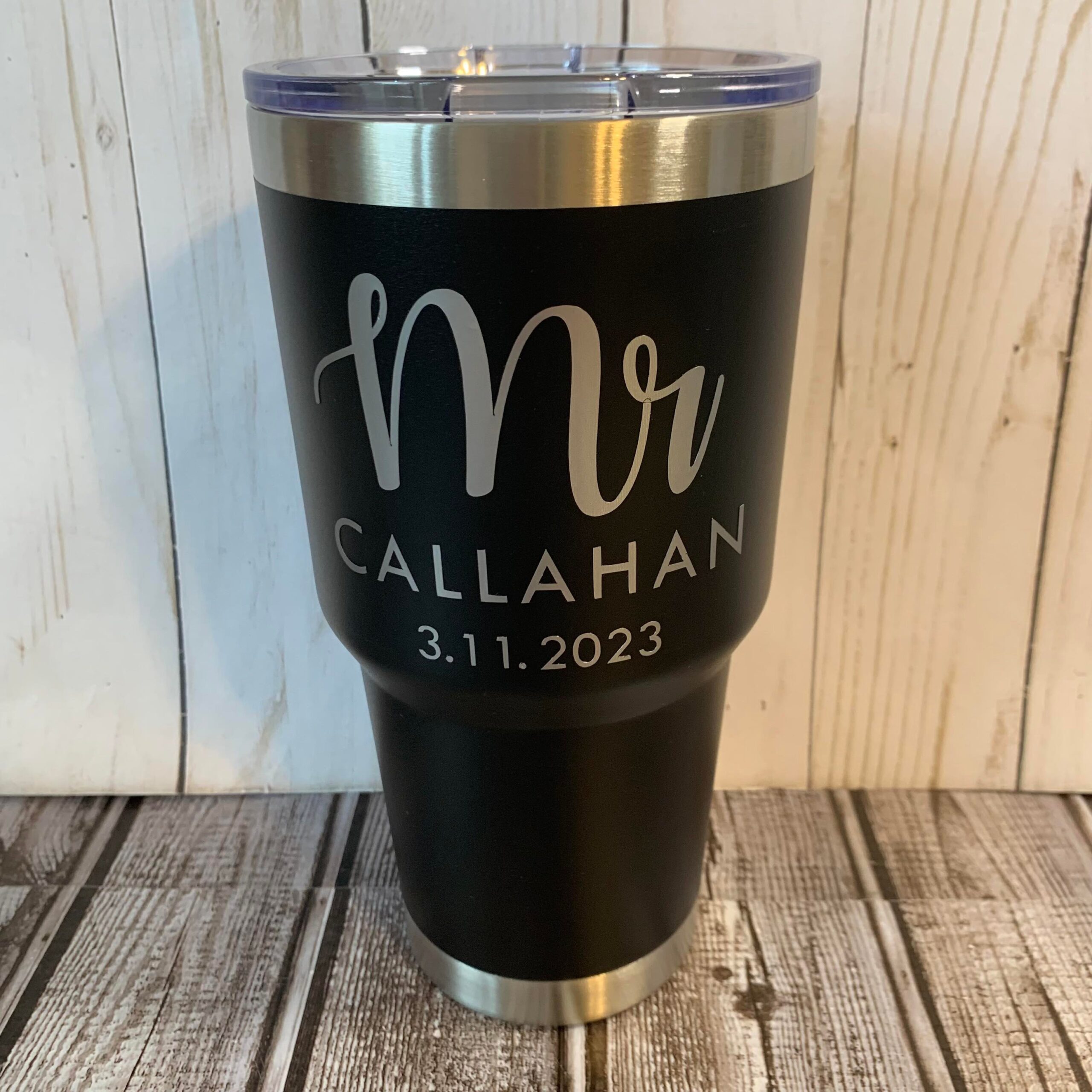 Mr. Personalized Sublimation Tumbler Wedding Gift