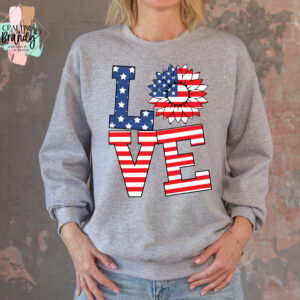Love Flag Sweatshirt