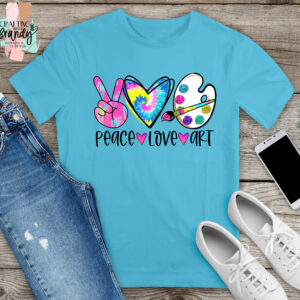 Peace Love Art Shirt