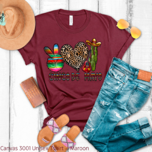 Peace Love Cinco De Mayo Shirt