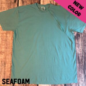 Seafoam Zipper Chemo Port Short Sleeve Shirt